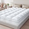 White Memory Cotton bedding Pad 2