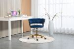 COOLMORE Home Office Desk Chair, Vanity Chair, Modern Adjustable Home Computer Executive Chair Swivel Task Chair for Small Space, Living Room, Make-up